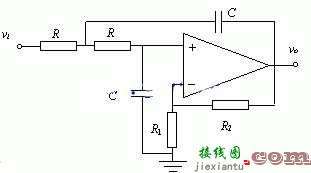 二阶低通滤波器电路图  第1张