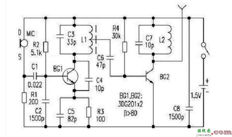 简析七款无线话筒电路图  第6张