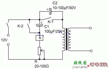 用继电器做逆变电源电路图  第1张