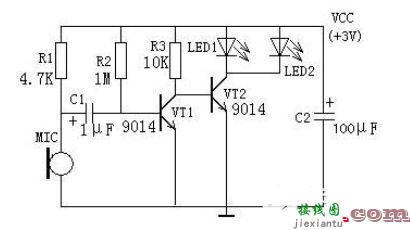 声控闪光灯电路图大全  第1张