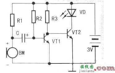 声控闪光灯电路图大全  第5张