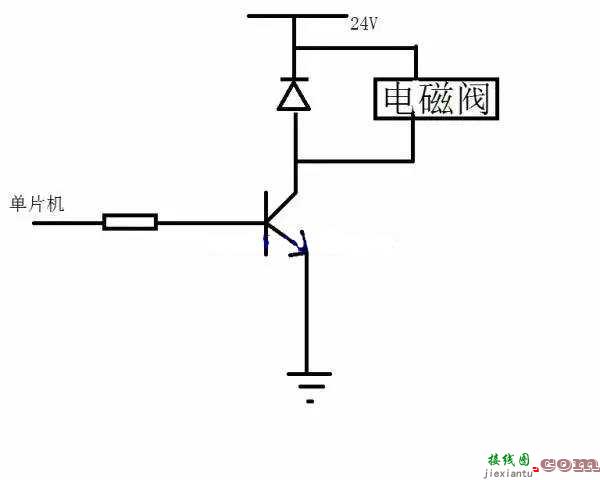 简析电磁阀控制电路图  第1张