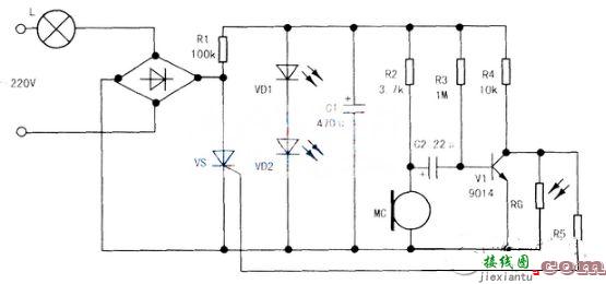 9014制作闪灯电路图大全  第4张