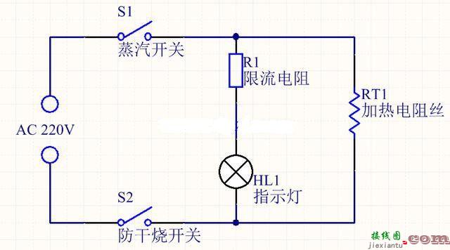 电热水壶电路图原理图解  第1张