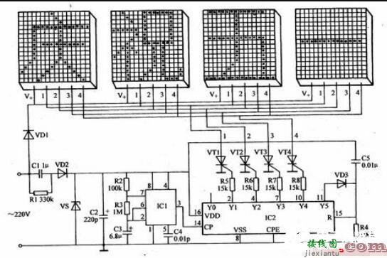 两款led灯具控制器电路图解析  第1张