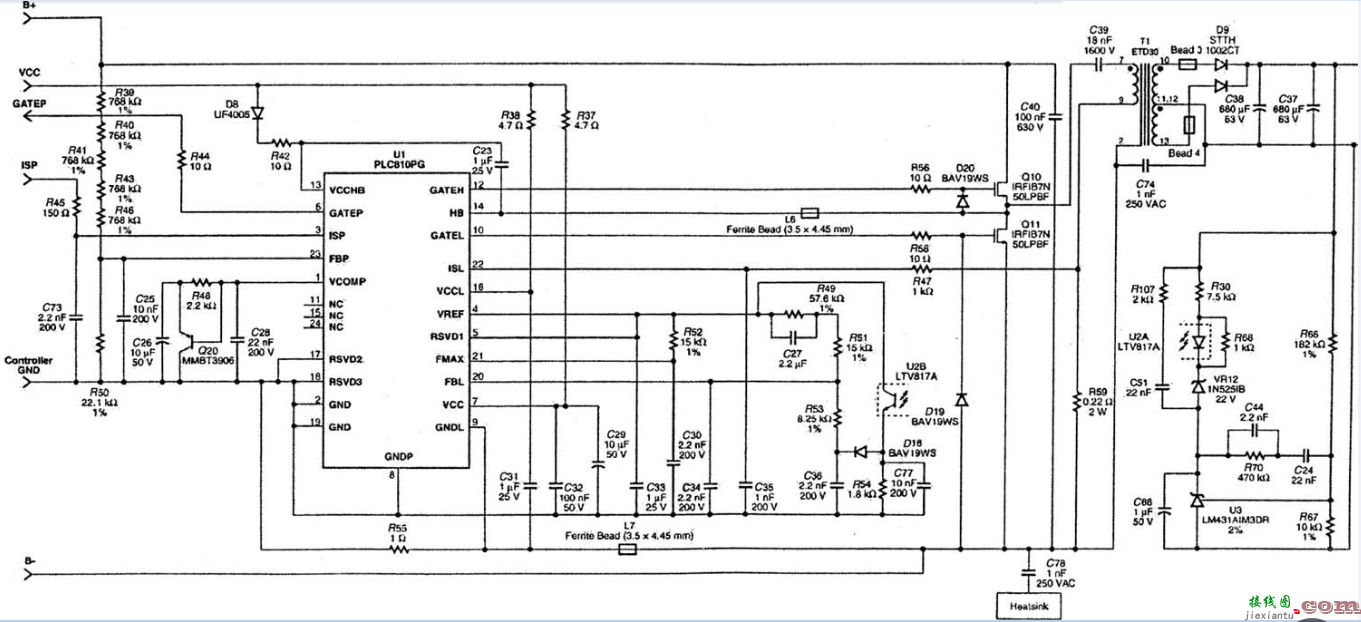 基于PLC810PG控制IC的LED路灯驱动电路  第6张