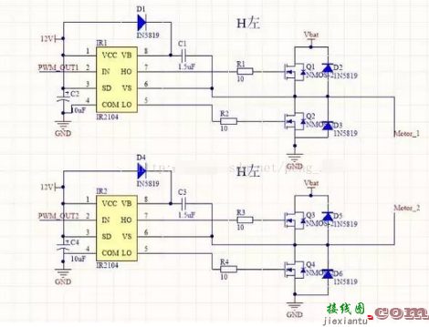 一个电机驱动电路及仿真  第2张