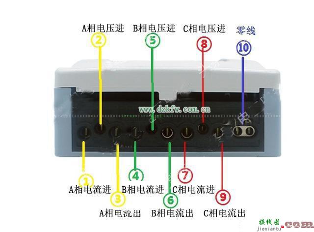 电工必备：图解最全电表接线图  第7张