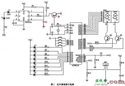 利用89C51单片机实现红外线通信接口电路控制  第4张