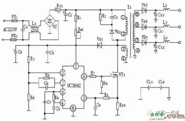 常见5种电源电路图及原理讲解  第4张