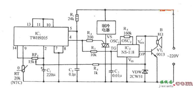 冷关断式温度控制电路图_低温冷关断式温度控制电路图  第1张