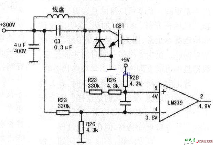 美的电磁炉放电后不加热检修电路  第1张