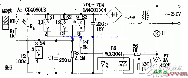 光耦组成高压稳压电路 - 光电耦合器电路图大全（可控硅/稳压电路/隔离耦合电路详解）  第2张