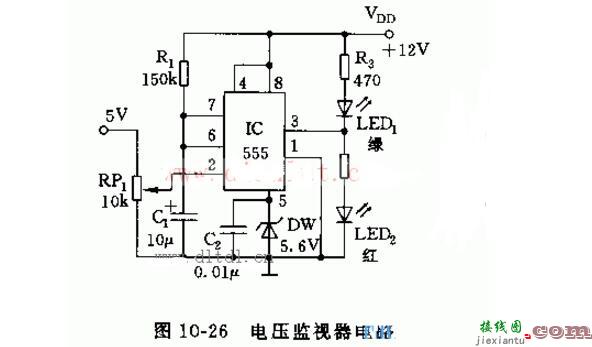 555构成的脉宽检测电路 - 555电压检测电路_555构成的脉宽检测电路  第2张