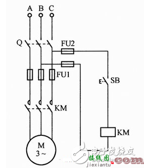 电动机点动控制线路 - 电动机点动控制电路图大全（六款按钮控制的电动机点动控制电路详解）  第2张