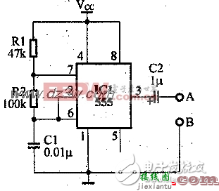 简易信号发生器电路图（三） - 简易信号发生器电路图大全（八款简易信号发生器电路设计原理图详解）  第1张