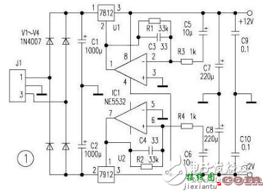 音频信号放大器电路图（三） - 音频信号放大器电路图大全（十款经典的音频信号放大器电路原理图详解）  第1张