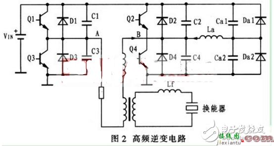 大功率超声波发生器电路图（二） - 大功率超声波发生器电路图大全（四款大功率超声波发生器电路设计原理图详解）  第4张