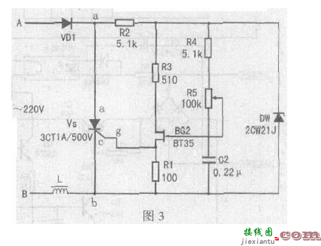 可控硅调速电路图设计（五） - 可控硅调速电路图大全（六款可控硅调速电路设计原理图详解）  第4张