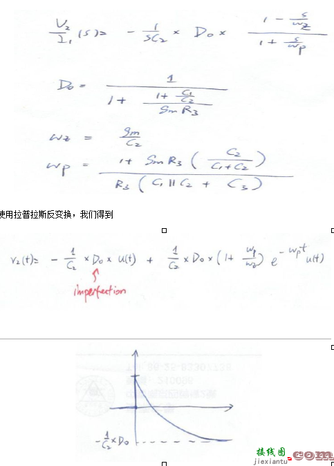 引入非理想效应 - 基本π网络之三电容电路和零极点分析  第2张