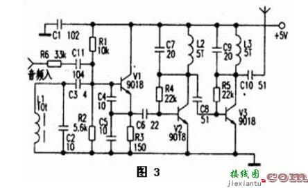 1.5v电池无线话筒制作（四） - 1.5v电池无线话筒制作（六款无线话筒电路图制作）  第2张