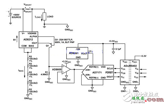 采用AD8212电流监控器电路模块设计  第1张