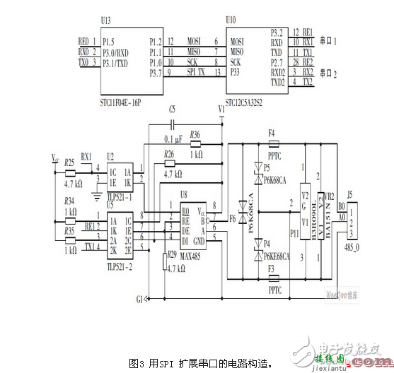 消防指示灯智能监控系统三端口网关电路模块设计  第1张