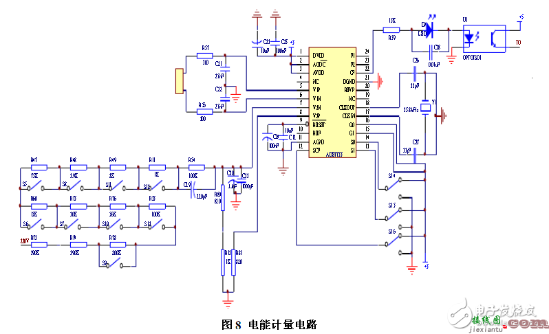 采用ADE7755智能电表电能计量电路设计  第1张