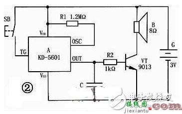 电子爆竹电路设计原理图  第1张