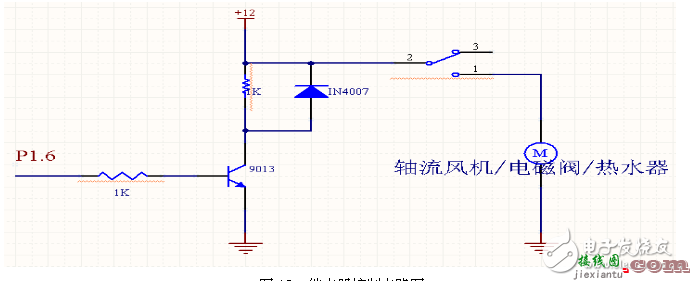 继电器控制电路 - 安全智能家居监控系统各模块电路图组合  第1张