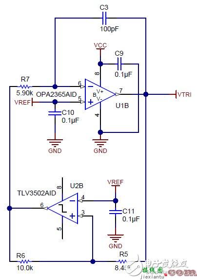 模拟PWM发生器设计电路图：5V 500kHz PWM输出  第2张