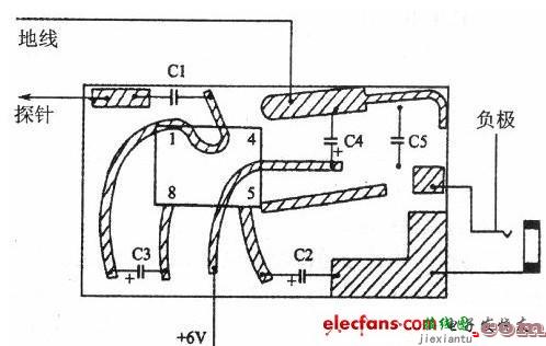 易制的集成电路信号寻迹器电路  第2张