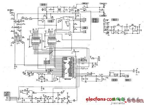 空调电气原理图(采用TMP87PH46N芯片)  第1张