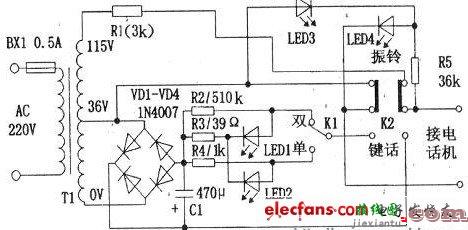 简单实用的电话机快测仪制作  第1张