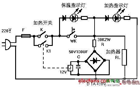 饮水机节电改造电路  第1张