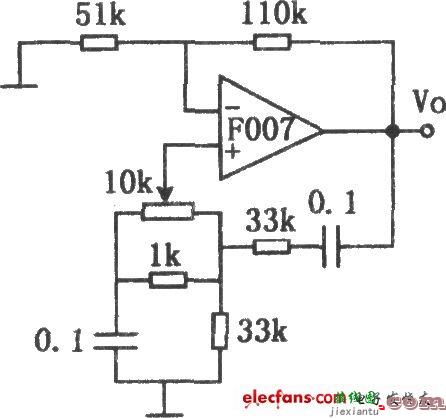 F007构成的文氏振荡器电路  第1张