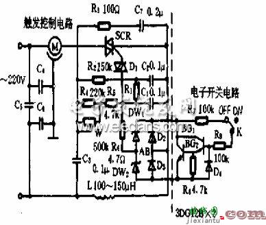 带开关的调速器电路图  第1张