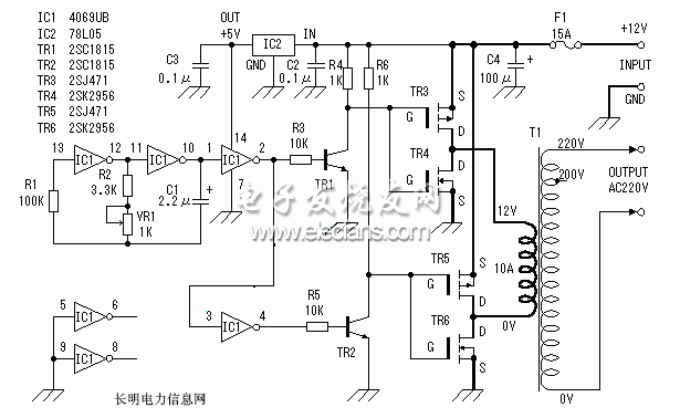 12V转交流220V逆变器工作原理  第1张