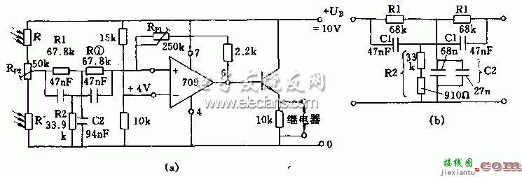 抑制50HZ的光放大器电路原理图  第2张