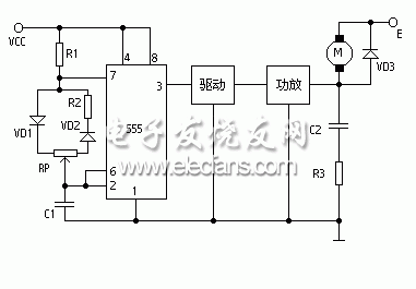 一种直流电机调速控制原理图  第1张