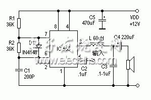 555构成的D类放大器电路  第1张