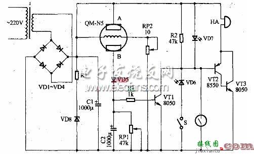 有害气体泄漏报警器电路设计  第1张