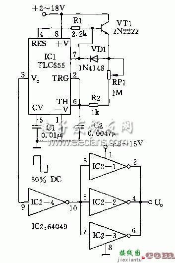 50％占空比的振荡器电路  第2张
