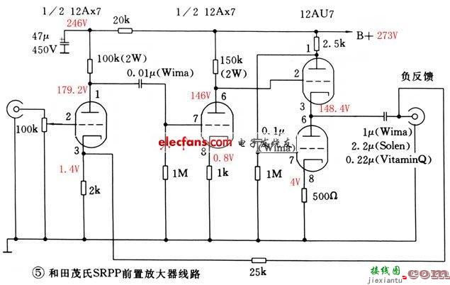 5种常见电子管前级制作电路  第5张