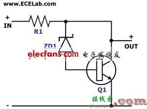 稳压二极管组成的基本稳压电路  第2张