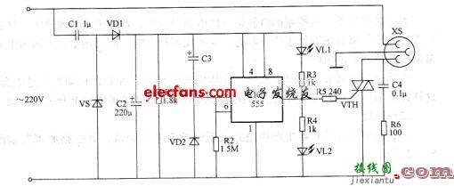 冰箱延时保护器电路  第1张