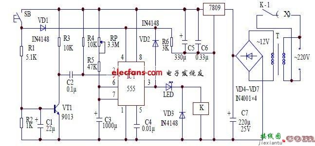 抗干扰定时器电路  第1张