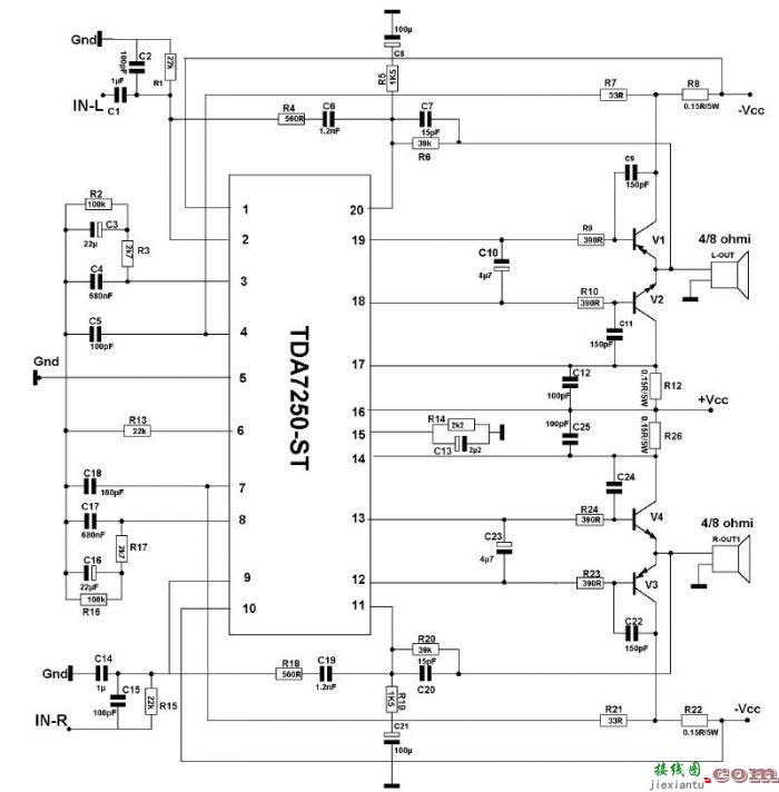 TDA7250大功率音频放大器  第1张