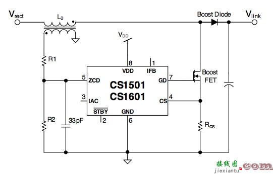 从 MOSFET 漏极驱动 ZCD 引脚  第1张