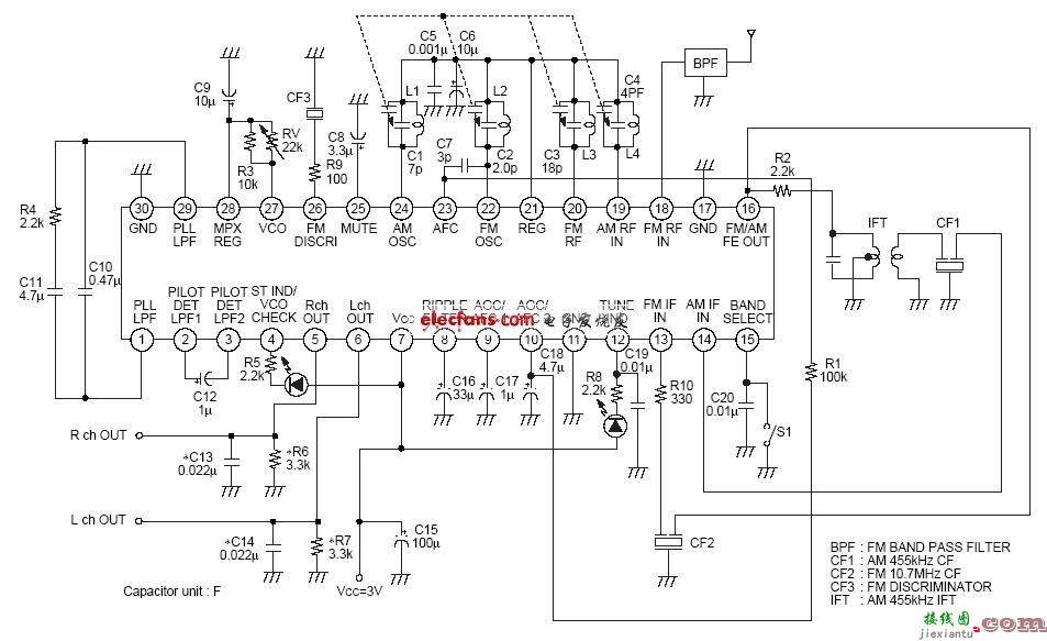 CXA1238M接收端电路图  第1张